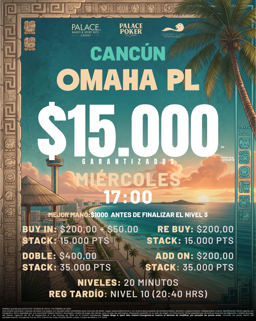 OMAHA 15K GARANTIZADOS