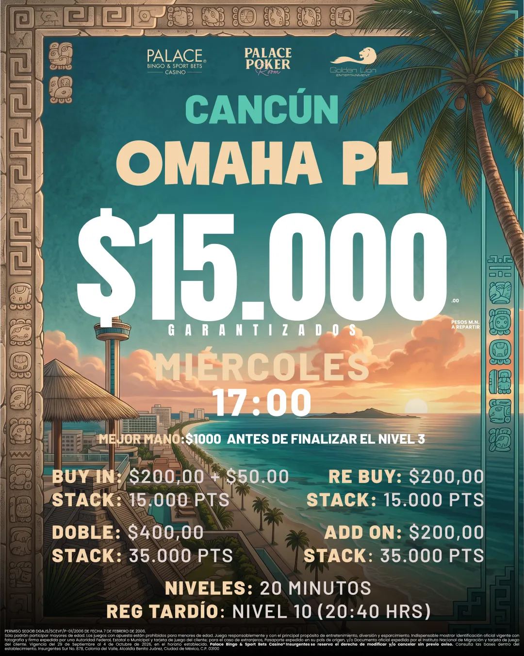 OMAHA 15K GARANTIZADOS